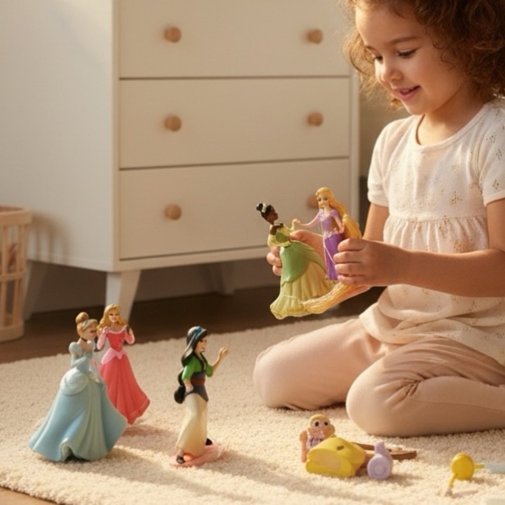 Disney Princess NEW - 9 Deluxe Figurine Princess Playset - never opened